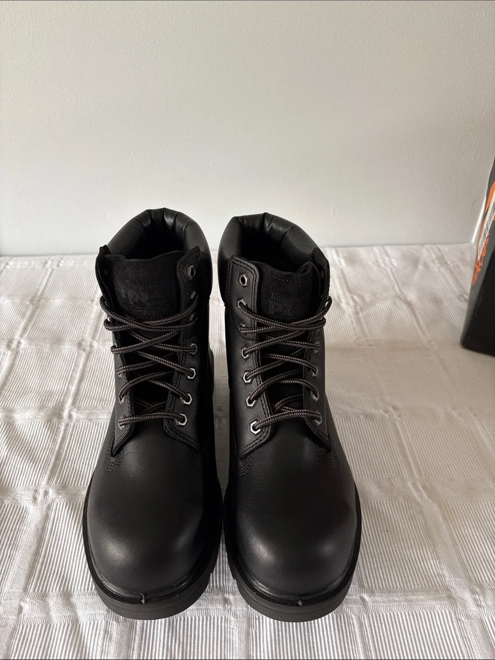 Timberland Pro Sawhorse 6” Composite Safety Toe Black Lace-Up Work Boots
